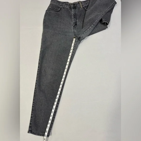 VTG Levi’s 573 Jeans 900 Series Sz14 Silver Tab High Rise Grey Mom Jeans 80s 90s - Picture 13 of 16